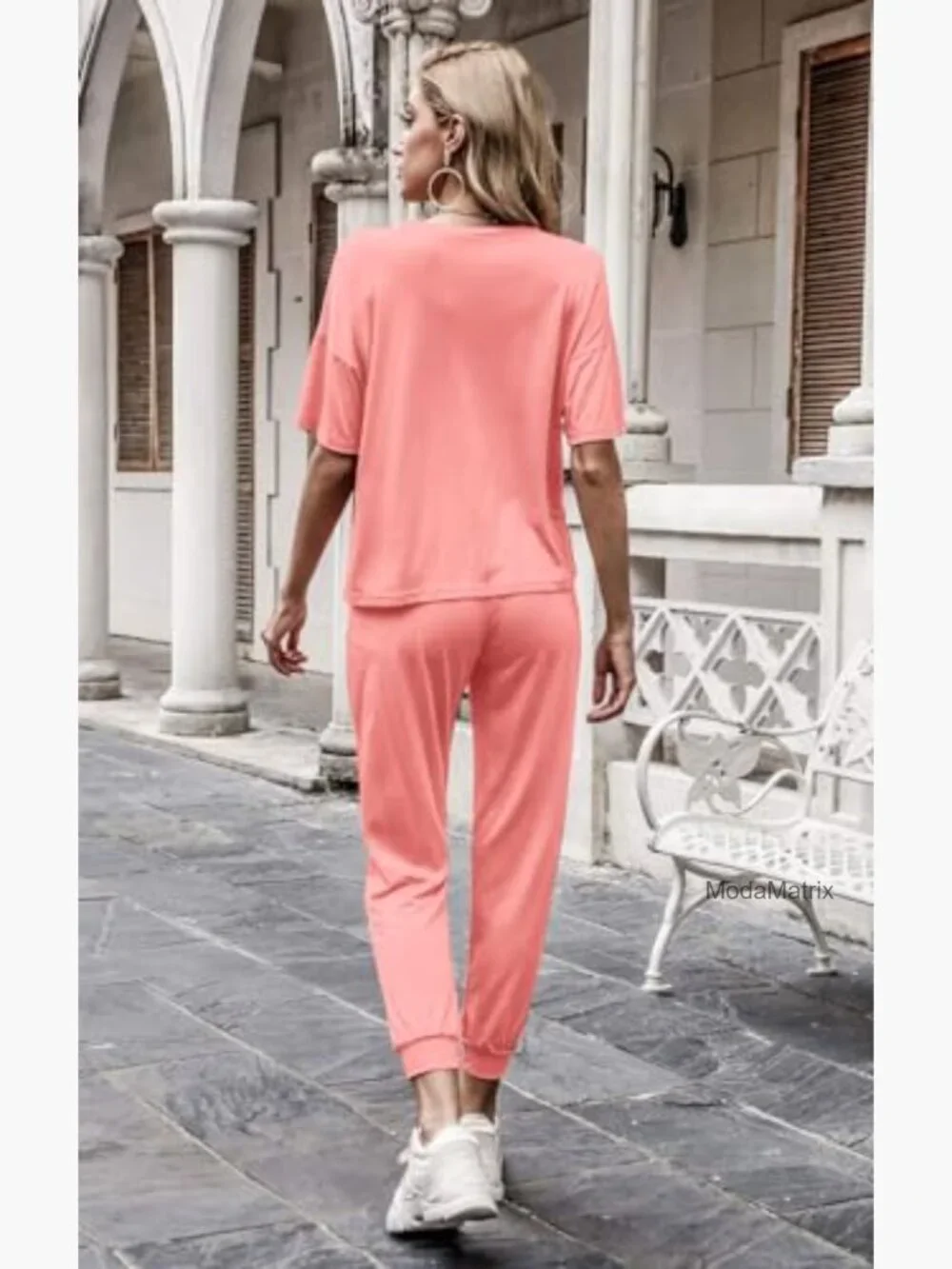 Two Piece Lounge Set Matching Jogger Outfit Travel